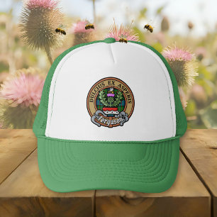 Boné Clan Ferguson Crest sobre Tartan Trucker Hat