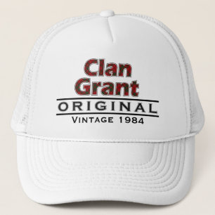 Boné Clan Grant Vintage Personalize seu aniversário