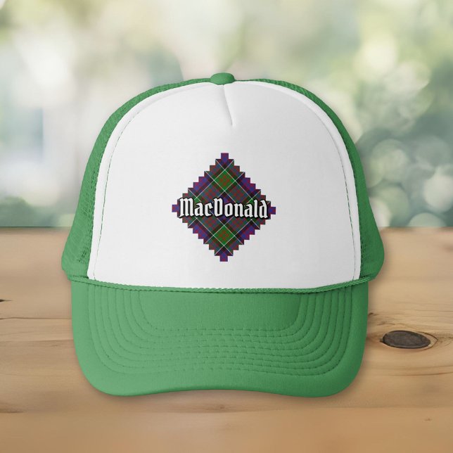 Boné Clan MacDonald de Clanranald Tartan Trucker Hat (Criador carregado)