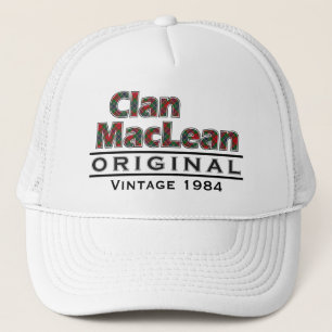 Boné Clan MacLean Vintage Personalize seu aniversário