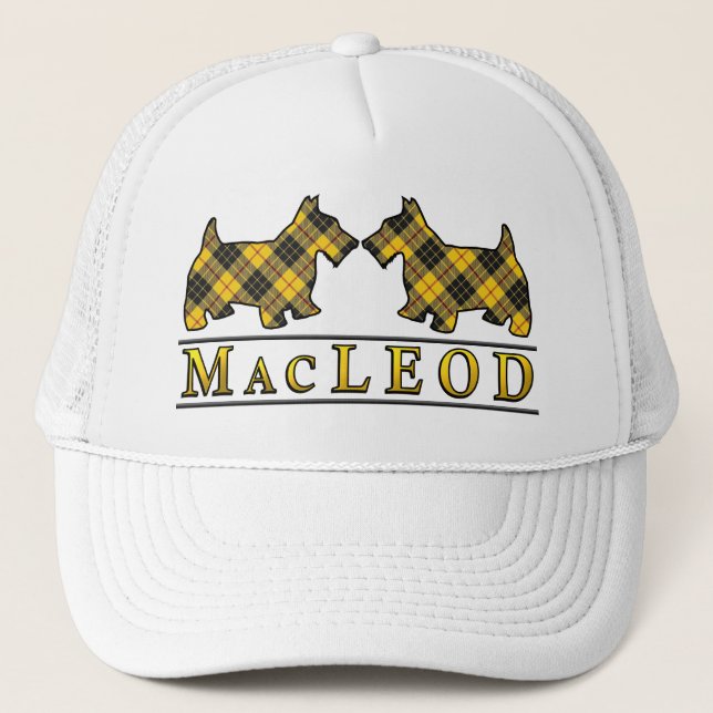 Boné Clan MacLeod Tartan Scottie Dogs (Frente)