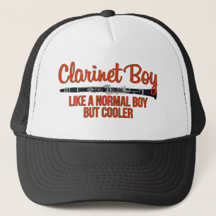 Boné Clarinet Boy gosta de um garoto normal, mas mais l