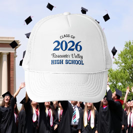 Boné Class of YY Blue School Colors