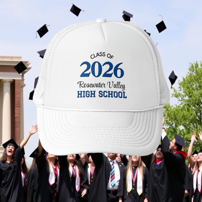 Boné Class of YY Blue School Colors (Criador carregado)