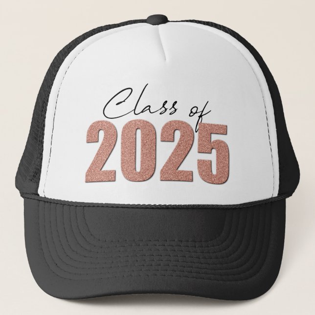 Boné Classe de Largura Dourada de rosa de 2025 (Frente)