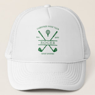 Boné Classic Club Name Forest Green Golf Hat