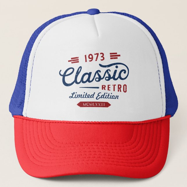Boné Classic Retro 1973 Limited Edition | Presente de a (Frente)