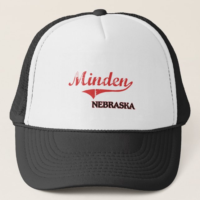 Boné Clássico da cidade de Minden Nebraska (Frente)