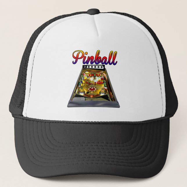 Boné clássico do design do Pinball dos anos 70 (Frente)