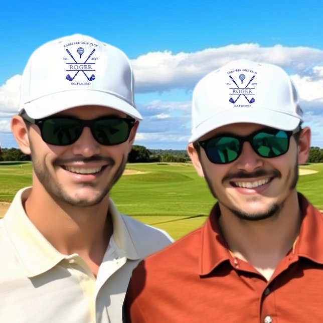 Boné Clássico Golf Club Name Deep Blue (Criador carregado)