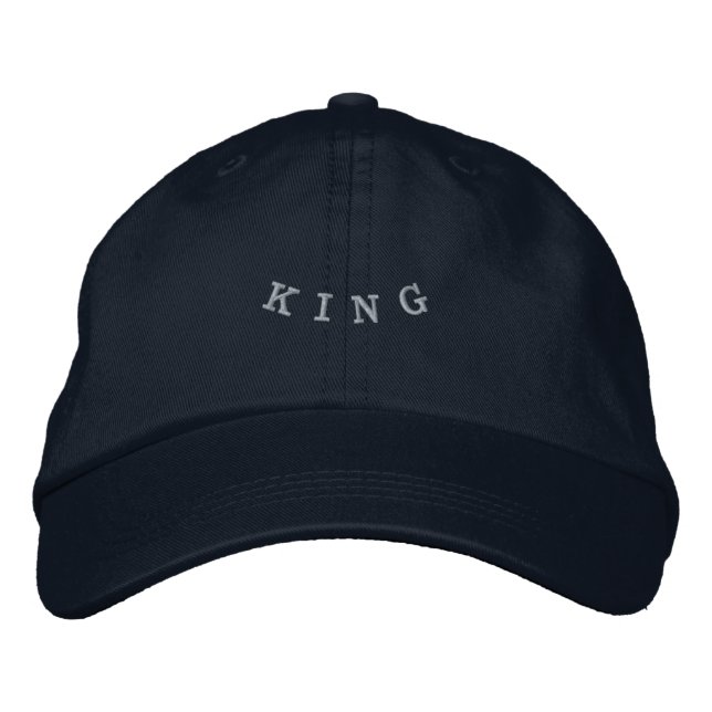 Boné Clássico KING Orgulho Ajustável Azul-Marinho Ocasi (Frente)