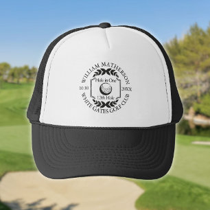 Boné Clássico Personalizado de Golfe Hole in One