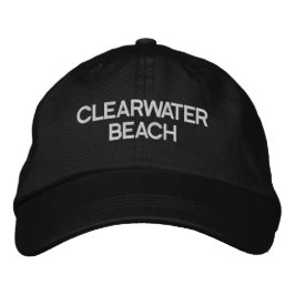 Boné Clearwater Beach Florida Embroidered Baseball Hat