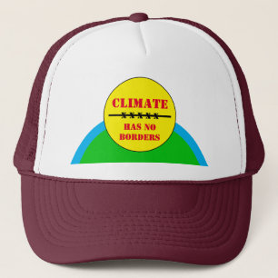 Boné Clima NÃO tem FRONTEIRAS - Planeta Salvem / Atuem