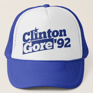 Boné Clinton Gore 92