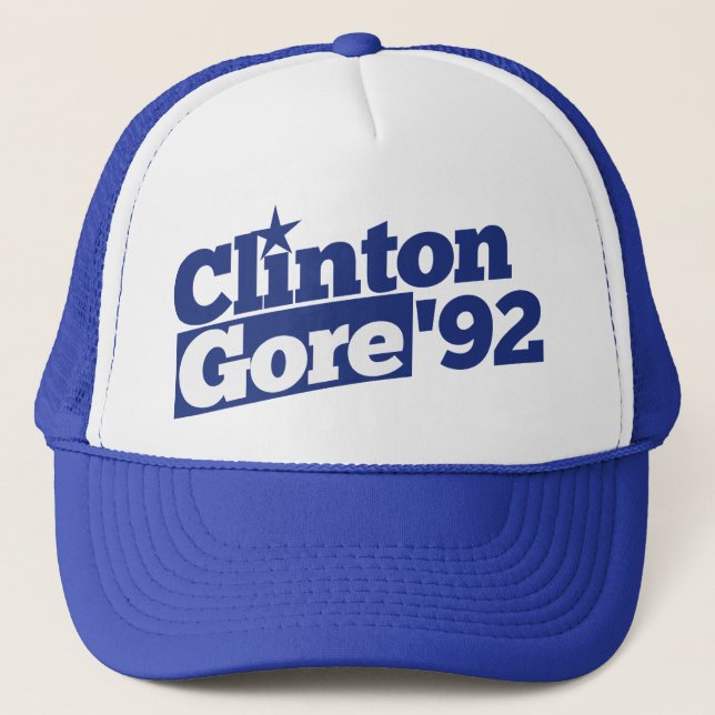 Boné Clinton Gore 92 (Frente)