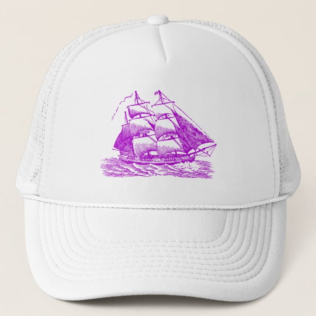 Boné Clipper - Roxo (Frente)