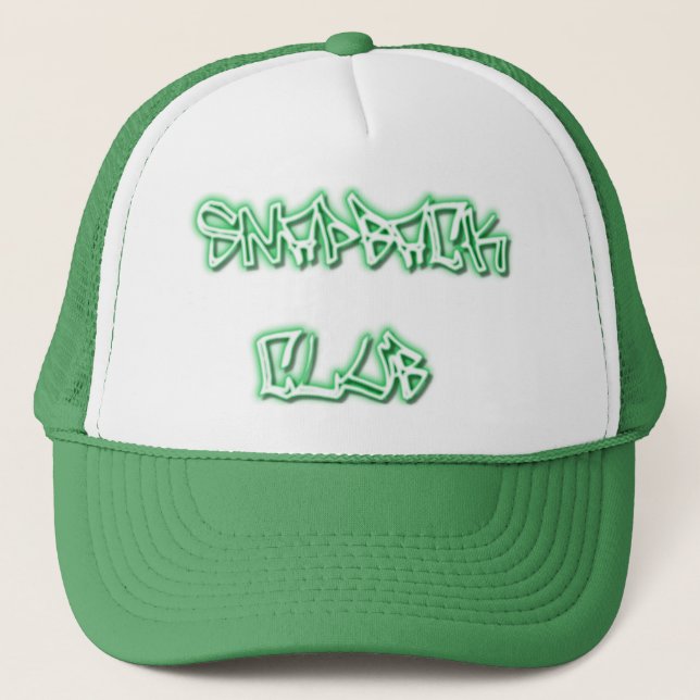 Boné CLUBE Bill chapéu-Liso do SNAPBACK (Frente)