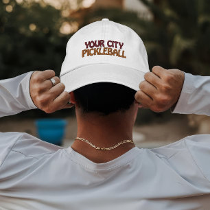 Boné Clube da Cidade de Equipe Personalizada de Pickleb