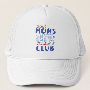 Boné Clube de Beisebol das Mães Cansadas Dia de Jogo Re