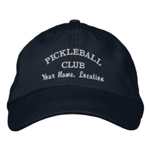 Boné Clube de Equipe de Pickleball Personalizado, Nome 