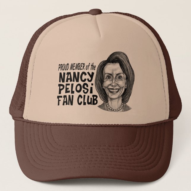 Boné Clube de fãs de Nancy Pelosi (Frente)