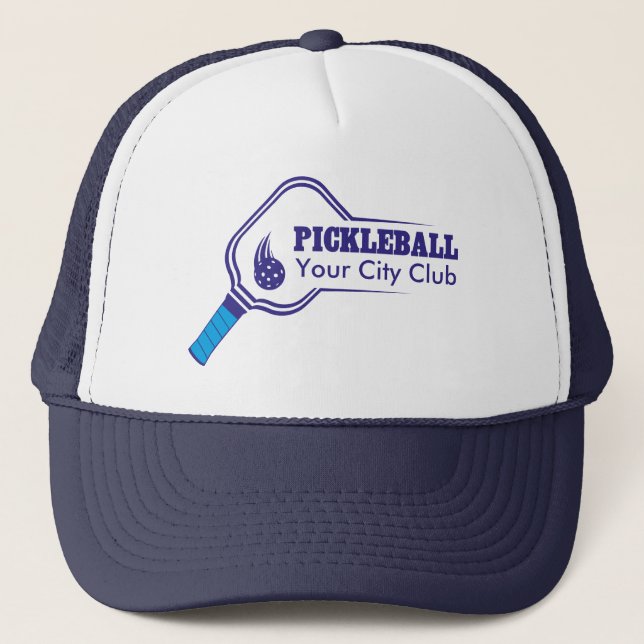 Boné Clube de Pickleball Personalizável (Frente)