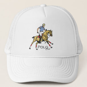 Boné clube de polo equestre