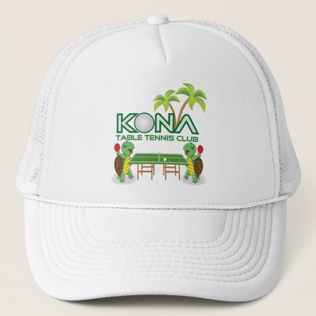 Boné Clube de ténis de mesa de Kona (Frente)
