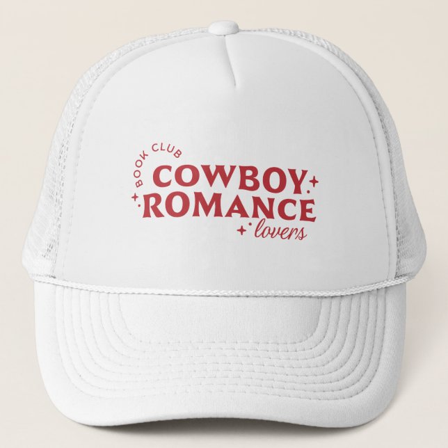 Boné Clube do livro de amantes de romance cowboy (Frente)