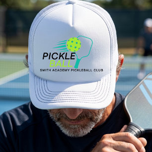 Boné Clube Esportivo de Pickleball Verde Preto Simples