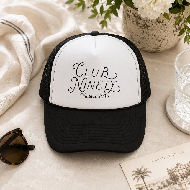 Boné Clube Noventa Aniversário de 90 anos (Criador carregado)