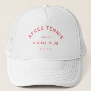 Boné Clube Social de Tênis Après Crista Rosa Personaliz