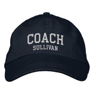 Boné Coach Custom Name Embroidered Hat - Navy