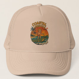 Boné Coastal Lifestyle Gator Surfing - Retro Surf Beach