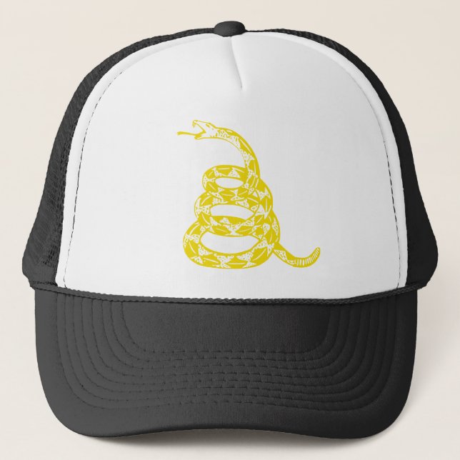 Boné Cobra de Gadsden - amarelo (Frente)
