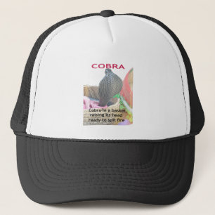 Boné Cobra no Impressão de Arte de Cesto