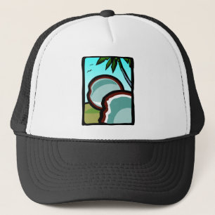 Boné Cocos e palmas