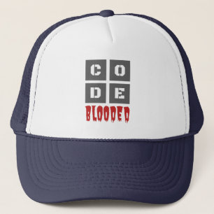 Boné CODE Blooded Coded Computer Programmer Funny