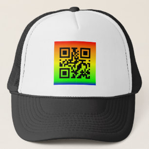 Boné Código QR® dizendo: JOY