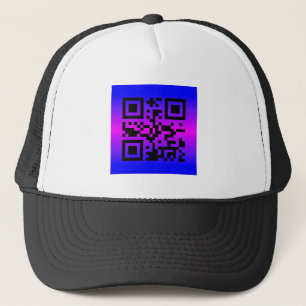Boné Código QR® dizendo: SÃO GÊMEOS