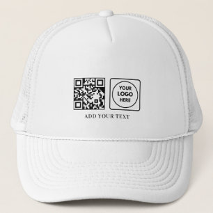 Boné Código QR do Logotipo da Empresa Design Promociona