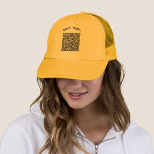 Boné Código QR personalizado Analise o seu próprio Desi