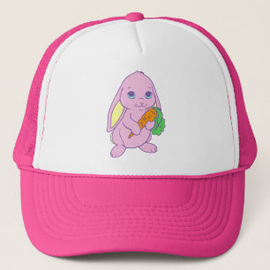 Boné Coelho Coelho de Desenho Animado Fofo Kawaii Cenou