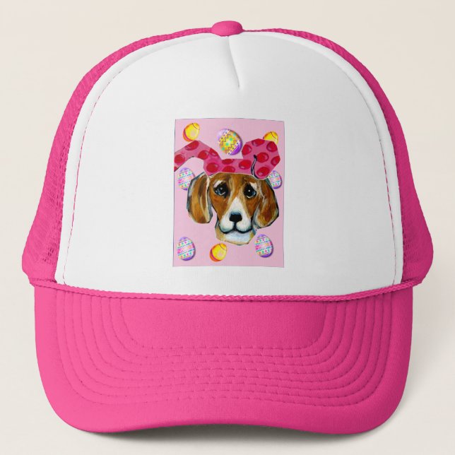 BONÉ COELHO DE PÁSCOA BEAGLE (Frente)