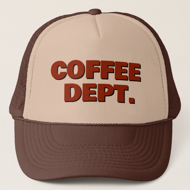 Boné Coffee™ Trucker Hat (Frente)