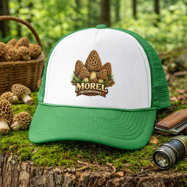 Boné Cogumelos Morel da Floresta (Criador carregado)