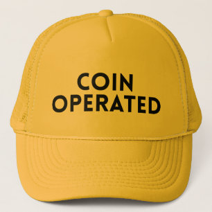 Boné COIN OPEROU o slogan irônico divertido
