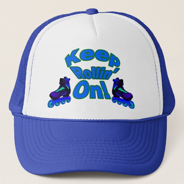 Boné Coleção de Anéis de Café, Notas e Coisas (Frente)