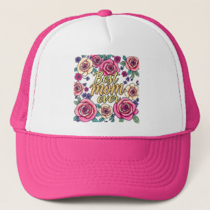 Boné Coleção Moderna Floral de Luxo